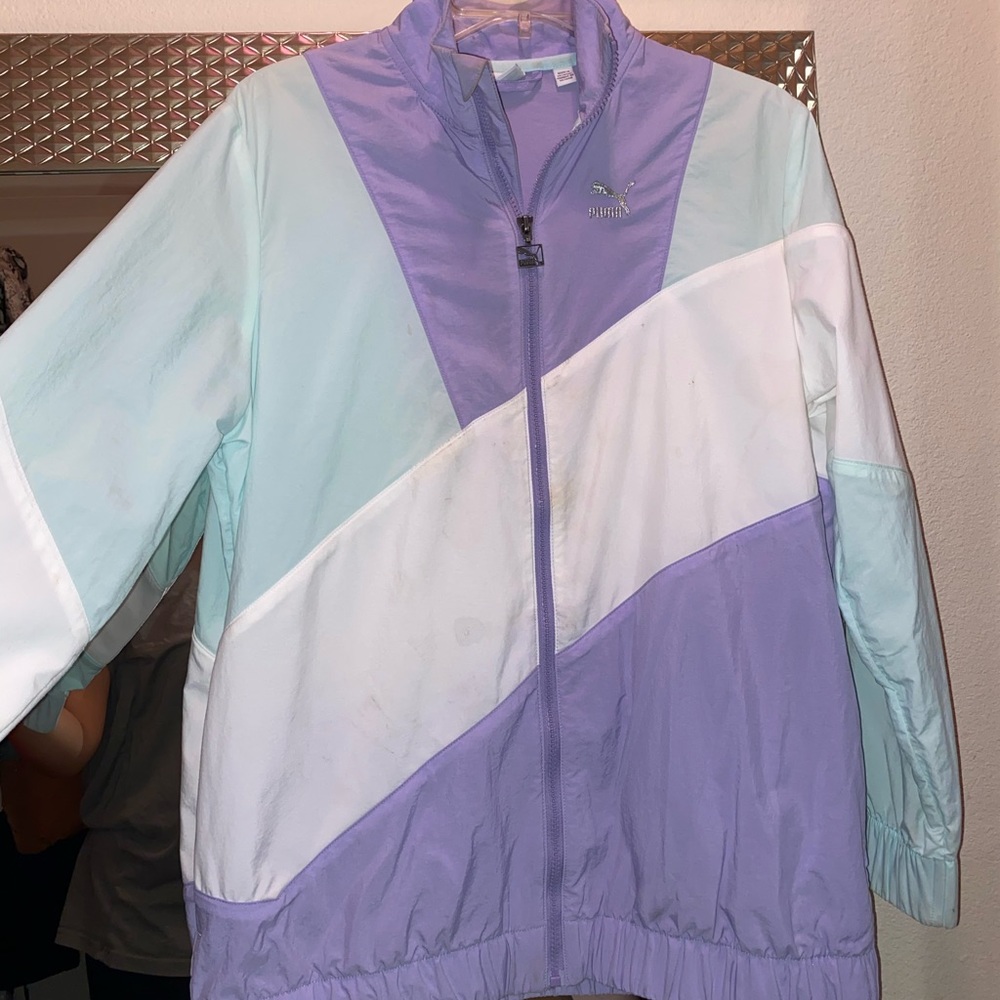 vintage puma windbreaker